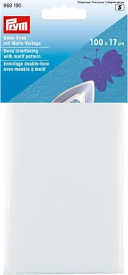 Obrázok produktu pre Dekoratívny spevňovací materiál, 100 x 17 cm, biela, 1 ks