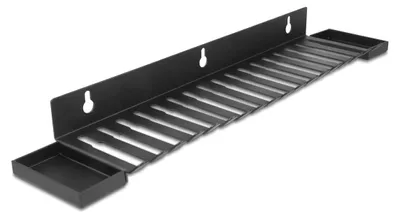 Produktbild von DeLOCK 67180, Kabelhalter, Wand, Metall, Schwarz