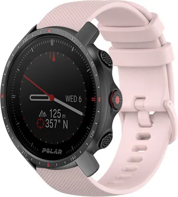 Produktbild von Strap-it Polar Grit X Pro Silikonarmband (Rosa)