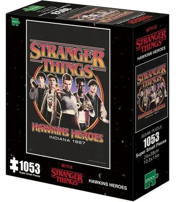 Produktbild von Puzzle "Stranger Things", Helden-Motiv, 1053 Teile, sehr kleine Teile, Artikelnummer 3261F, Puzzlespiele