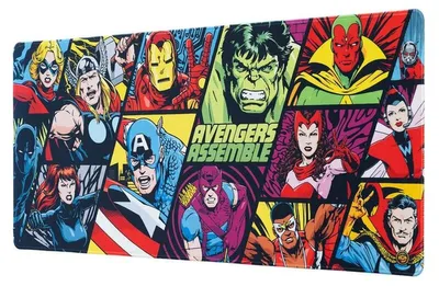 Productafbeelding van Grupo Erik Marvel Characters XL muismat, 80 x 35 cm