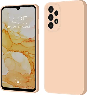 Produktbild von Hülle für Samsung Galaxy A33 5G Case Cover Bumper Silikon Softgrip Schutzhülle Farbe: Rosa