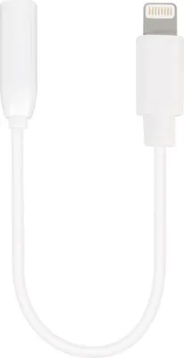 Image de Câble adaptateur, Lightning mâle vers 3,5mm audio femelle, 10cm (61809)