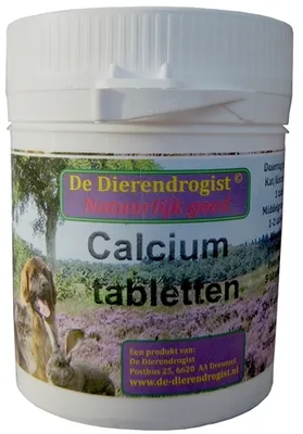 Productafbeelding van Dierendrogist: Calciumtabletten