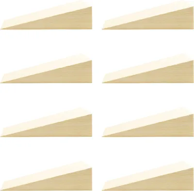 Produktbild von Gewogene Holz-Türkeile - Antirutsch-Möbelkeile für alle Oberflächen (150 x 40 x )