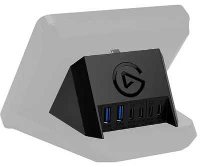 Produktbild von Elgato 10GBN9901, USB 3.2 Gen 2 (3.1 Gen 2) Type-A + Type-C, USB Typ-C, MicroSD (TransFlash), SD, 5000 Mbit/s, 100 W, 88 mm