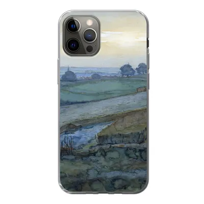 Produktbild von MuchoWow® Handyhülle Schutzhülle Hülle für iPhone 12 Pro Landschaft bei Arnheim - Piet Mondrian Silikon Softcase Handy Hülle - Abdeckung