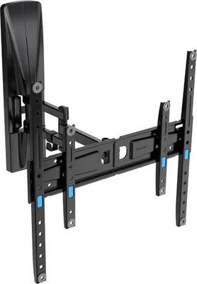 A black TV wall mount is shown against a white background.