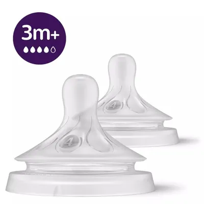 Immagine prodotto di Philips AVENT Natural Response SCY964/02 Flusso biberon 4 tettarelle