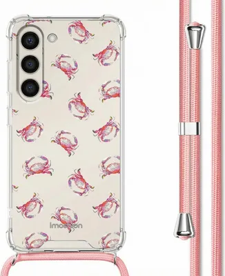 Produktbild von imoshion Design Hülle mit Band Samsung Galaxy S23 - Crab Watercolor