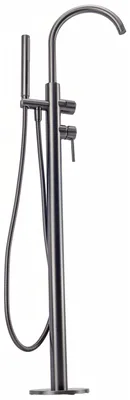 Obrázok produktu pre Avapax | Batéria k vani – Gun Metal – voľne stojaca – matná – mosadz – 110 cm