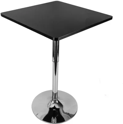Produktbild von Stehtisch Bistrotisch   Schwarz Bartisch  höhenverstellbar 70-90 cm Loungetisch