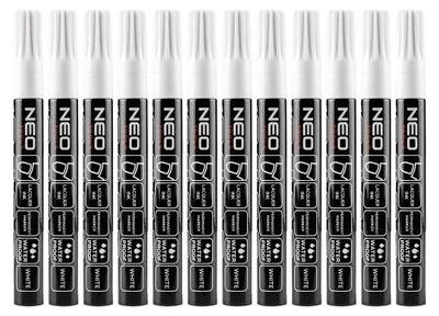 Zdjęcie produktu dla Marker Budowlany Biały Permanentny Lakierowy