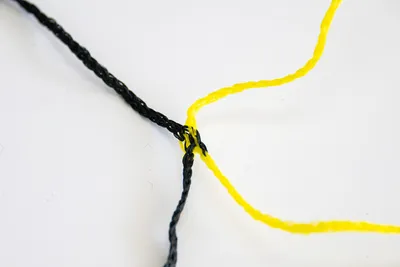 Immagine prodotto di Rete da calcio 6 x 2,1 m nero/giallo - Diametro: 3 mm