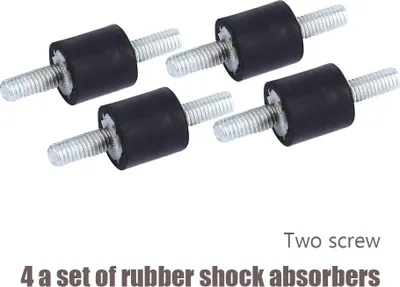 Obrázek produktu pro Gumový tlumič vibrací pro vzduchové čerpadlo, motor a vodní čerpadlo - Antivibrační montáž se závitem M3 8x8 mm