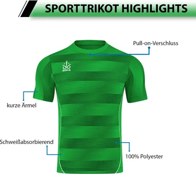 Produktbild von OMKA Trikot Teamsport Teamwear  Fussballtrikot Fantrikot  Shirt Jersey , Größe:S, Farbe:Rot
