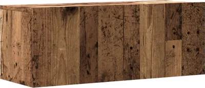 Zdjęcie produktu dla vidaXL Szafka ścienna pod TV o wyglądzie odzyskanego drewna 80x30x30 cm materiał drewnopochodny