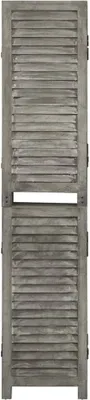Produktbild von vidaXL 6-tlg. Raumteiler Grau 214x166 cm Massivholz