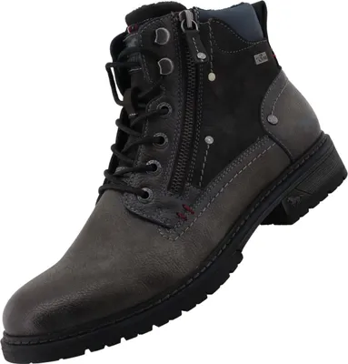 Image de Mustang Herren Tex-Stiefel Grau