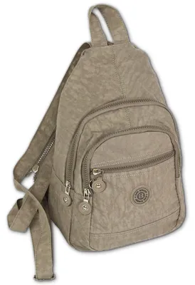 Produktbild von Bag Street City-Backpack Nylon hellbraun 21x13x35 ORJ200L