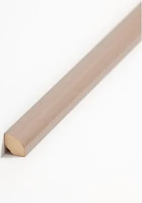 Produktbild von Viertelstableiste Fußleiste 14 x 14 x 2000 mm Braun zum Kleben, Clipsen, Schrauben & Nageln Massivholz Sockelleiste by PROVISTON 2 Meter | 1 Stück