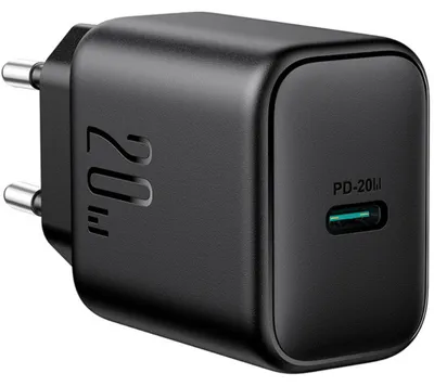 Image de Chargeur Joyroom JR-TCF20 20W USB-C PD QC 3.0 - Charge Rapide Noir KP41454