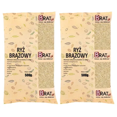 Image de Riz brun 1kg (2x500g)