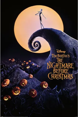 Produktbild von Nightmare Before Christmas Poster, One Sheet 61 x 91,5 cm