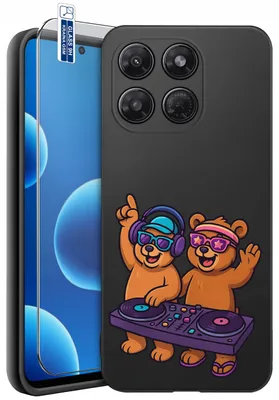 Productafbeelding van Hoesje voor de Motorola Moto G37, met designs | Siliconen hoesje + beschermend glas 9H