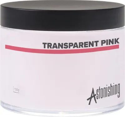 Produktbild von Astonishing Acrylic Powder Transparent Pink Pink 100gr