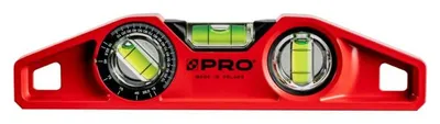 Obrázok produktu pre Vodovacia Vodováha Na Torpéda S Nastaviteľným Uhlomerom 25 Cm - 100-T1-025