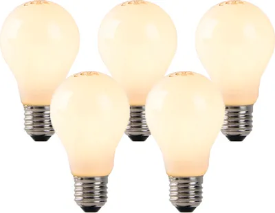 Produktbild von LUEDD 5er Set E27 LED Glühlampen Opalglas 3W 250 lm 2200K