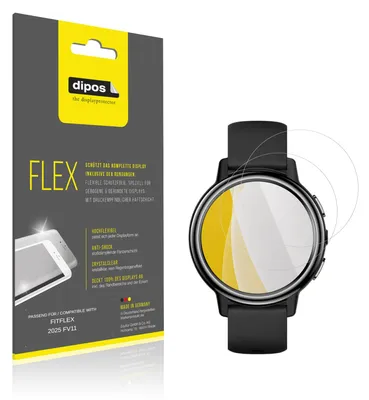 Image de 2x Film de protection d'écran pour FITFLEX 2025 FV11, recouvre 100% de l'écran, dipos Flex