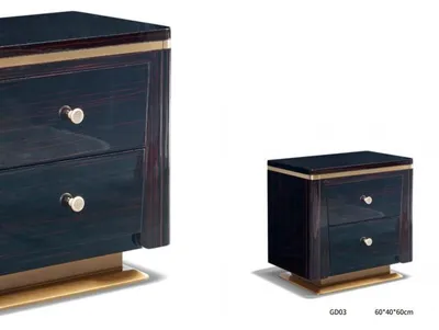 Produktbild von Nachttisch Konsolen Schlafzimmer Beistelltisch Modern Design Möbel Luxus Holz