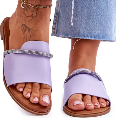 Produktbild von Elegante Flat Heels Violett Termen 39