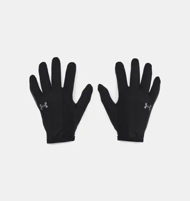 Produktbild von Under Armour Men's UA Storm Run Liner Gloves Black/Black Reflective Laufhandschuhe
