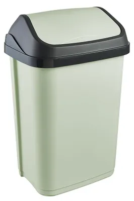Imagen del producto de Recipiente Keeeper Swantje, 25 litros, rectangular, de polipropileno (PP), color verde, y verde claro, con apertura manual