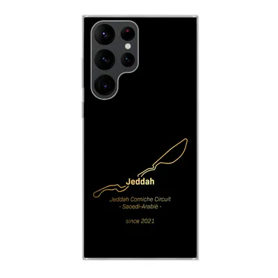 Produktbild von MuchoWow® Handyhülle Schutzhülle Hülle für Samsung Galaxy S22 Ultra Dschidda - Formel 1 - Rennstrecke Silikon Softcase Handy Hülle - Abbildung
