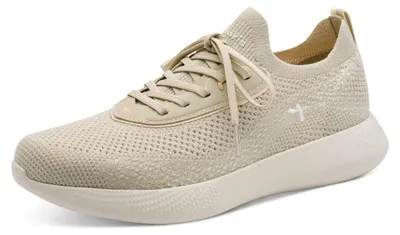 Productafbeelding van Tamaris dames sneaker, textiel, beige, maat 42 EU