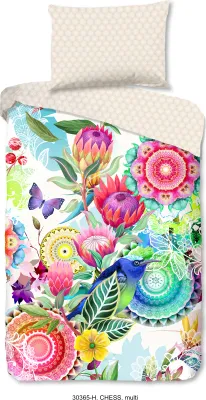 Zdjęcie produktu dla Muller Textiles 30365.99.28, Koc do nakrycia w zestawie, Poszewka na poduszkę dołączona