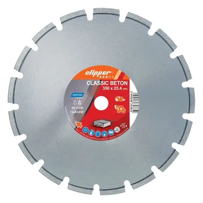 Zdjęcie produktu dla NORTON CLIPPER TARCZA DIAMENTOWA NORTON CLASSIC BETON LASER 350 MM X 25,4 MM DO BETONU do NORTON CLIPPER C51 OFICJALNY DYSTRYBUTOR - AUTORYZOWANY DEALER NORTON CLIPPER