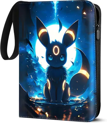 Produktbild von Pokémon Sammelkarten Album, Karten Sammelalbum, 50 Seiten 900 Sammelalbum Karten Kapazität, Tragbarer Wasserdichter Sammelalbum, Mit Reißverschluss