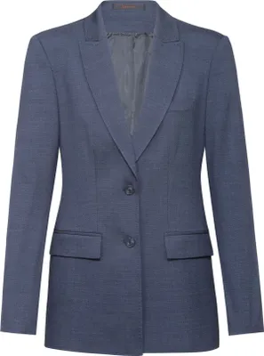 Produktbild von Greiff Modern WITH 37.5® Damen Langblazer Mittelblau PINPOINT 44