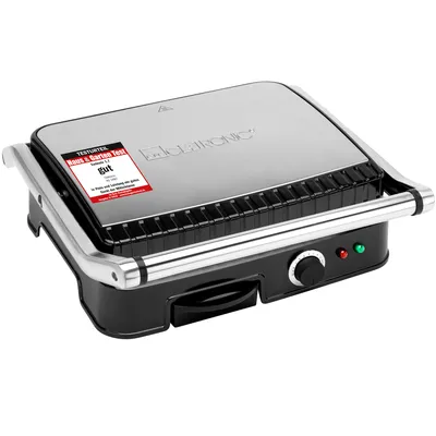 Produktbild von Clatronic® Kontaktgrill | beidseitiges fettfreies Grillen | 2000W | antihaftbeschichtete Grillplatten | Kontaktgrill Toaster | KG 3487