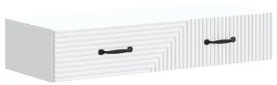 Immagine prodotto di Tavolino da Parete Laterale Bianco 87,5 x 34,5 x 17 cm