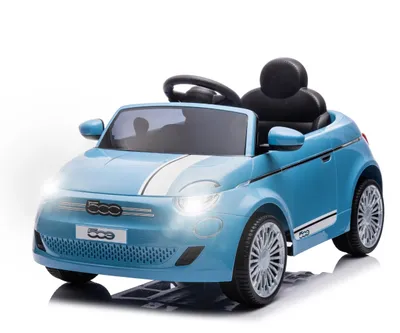 Produktbild von Milly Mally Fiat 500e Blaues Batteriebetriebenes Fahrzeug