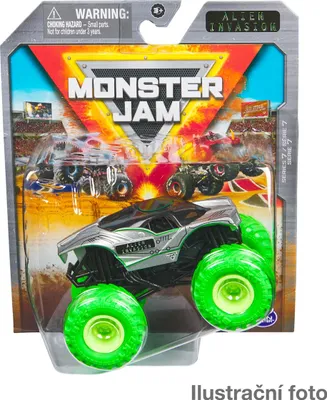 Produktbild von Monster Jam , offizieller Monster Truck aus Druckguss im Maßstab 1:64 (Designs können variieren), Monstertruck, 3 Jahr(e), Kunststoff, Mehrfarbig