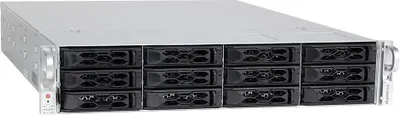 Produktbild von bluechip SERVERline R42320r 2HE Rack, Intel® Xeon® 6511P Prozessor / bis zu 4.20 GHz, 32 GB DDR5, 2 × 480 GB 2,5\" SSD, Avago 9600-16i, TPM-Modul, 4 x RJ45 (2 × 10 Gb/s + 2 × 1 Gb/s)