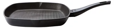 Antihaft-Grillpfanne 28 cm, Induktion, diamantverstärkt, spülmaschinengeeignet