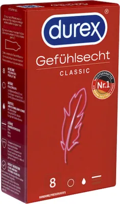 Produktbild von Durex Gefühlsecht Classic 8er